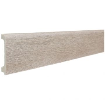 Плинтус напольный Real-Baget (Реал-Багет) с тиснением 2400х80х15 мм, P2-101-N