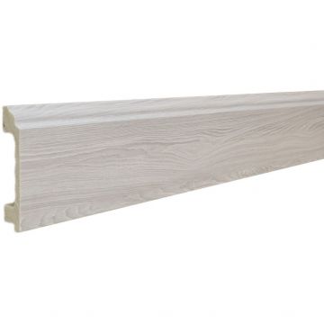 Плинтус напольный Real-Baget (Реал-Багет) гладкий 2400х80х16 мм, P3-137