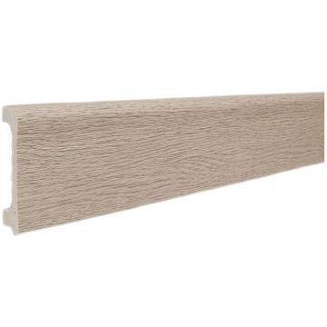 Плинтус напольный Real-Baget (Реал-Багет) с тиснением 2400х80х15 мм, P2-113-N