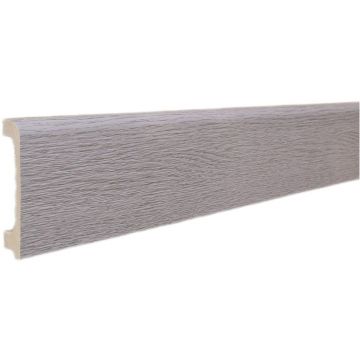 Плинтус напольный Real-Baget (Реал-Багет) с тиснением 2400х80х15 мм, P2-114-N