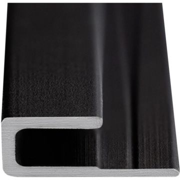 Профиль алюминиевый торцевой Альта Слэб (Alta Slab) 081024-1 2700х11х4,6 мм анодированный бронза 9073
