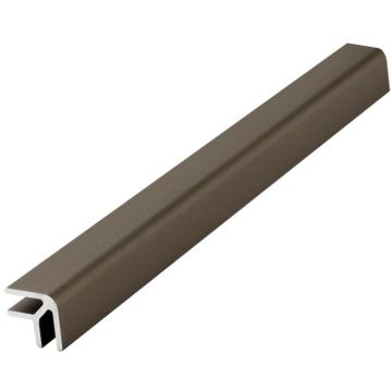 Профиль алюминиевый угловой универсальный Альта Слэб (Alta Slab) 081024-3 2700х9х4,6 мм анодированный шампань 9080
