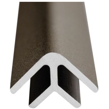 Профиль алюминиевый угловой универсальный Альта Слэб (Alta Slab) 081024-3 2700х9х4,6 мм анодированный шампань 9080