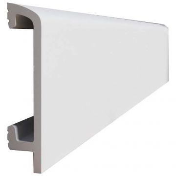 Плинтус напольный под покраску Солид (Solid) 1 UHD 45/90 2000х90х20 мм