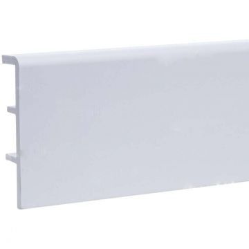 Плинтус напольный Alpine Floor (Альпин Флор) Rico Concept 80 2200х80х20 мм Белый (White), RC 80000