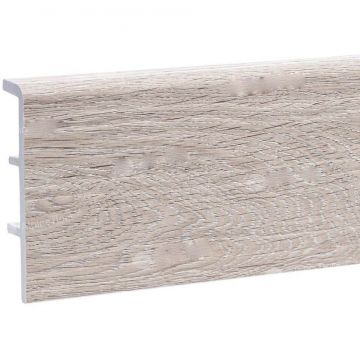 Плинтус напольный Alpine Floor (Альпин Флор) Rico Concept 80 2200х80х20 мм Дуб Латте (Oak Latte), RC 80003