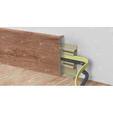 Плинтус напольный Alpine Floor (Альпин Флор) Rico Concept 80 2200х80х20 мм Кедр бурбон (Bourbon cedar), RC 80208