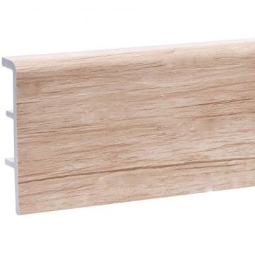 Плинтус напольный Alpine Floor (Альпин Флор) Rico Concept 80 2200х80х20 мм Секвойя кремовая (Cream sequoia), RC 80011