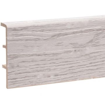 Плинтус напольный Alpine Floor (Альпин Флор) Rico Concept 80 2200х80х20 мм Ясень норд (Nord ash), RC 80201