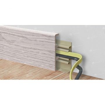 Плинтус напольный Alpine Floor (Альпин Флор) Rico Concept 80 2200х80х20 мм Ясень норд (Nord ash), RC 80201