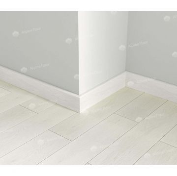 Плинтус напольный Alpine Floor (Альпин Флор) Parquet Light 2200х80х12,5 мм Белый (White), SK 13-0
