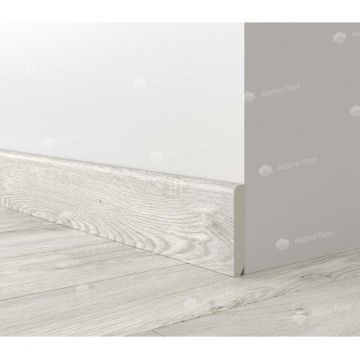 Плинтус напольный Alpine Floor (Альпин Флор) Parquet Light 2200х80х12,5 мм Снежный (Snowy), SK 13-11