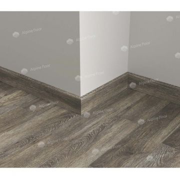 Плинтус напольный Alpine Floor (Альпин Флор) Parquet Light 2200х80х12,5 мм Венге Грей (Wenge Gray), SK 13-8
