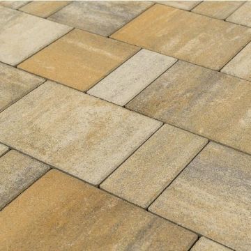 Тротуарная плитка Braer Старый город Ландхаус Color Mix Песчаник, толщина 80 мм