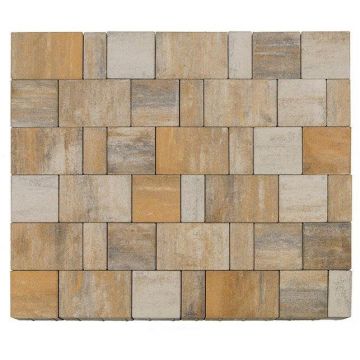 Тротуарная плитка Braer Старый город Ландхаус Color Mix Песчаник, толщина 80 мм