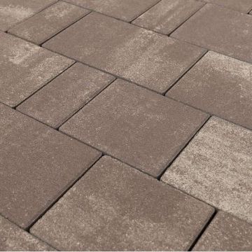 Тротуарная плитка Braer Старый город Ландхаус Color Mix Эверест, толщина 80 мм