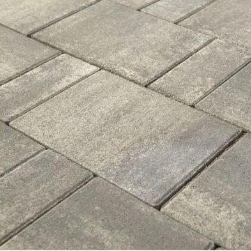 Тротуарная плитка Braer Старый город Ландхаус Color Mix Туман, толщина 80 мм Тротуарная плитка Braer Старый город Ландхаус Color Mix Туман, толщина 80 мм