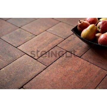 Тротуарная плитка Steingot Бавария Color mix Терракота, толщина 60 мм