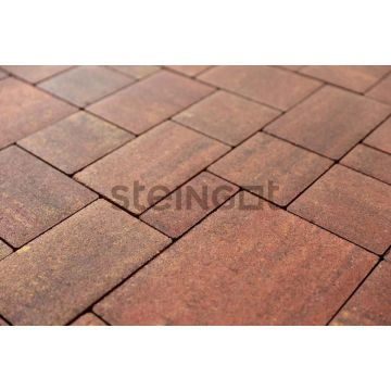 Тротуарная плитка Steingot Бавария Color mix Терракота, толщина 60 мм