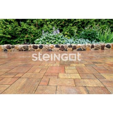 Тротуарная плитка Steingot Бавария Color mix Терракота, толщина 60 мм