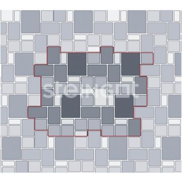 Тротуарная плитка Steingot Бавария Color mix Штайн браун, толщина 60 мм