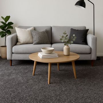 Ковровое покрытие бытовое разрезной ворс Bonkeel (Бонкил) Zea Серый 98 625402, 3 м