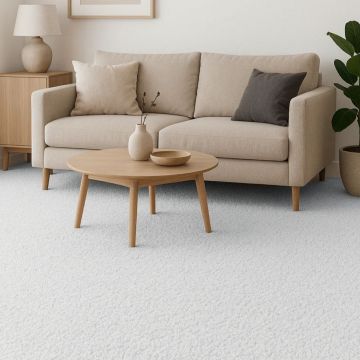 Ковровое покрытие бытовое разрезной ворс Bonkeel (Бонкил) Zest Белый 05 624604, 4 м