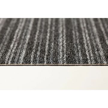 Ковровая плитка коммерческая петля Bonkeel (Бонкил) Space Strip Graphit 619316, 5х5 м