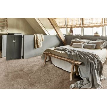 Ковровая плитка бытовая разрезной ворс Bonkeel (Бонкил) Crixus Коричневый 35 660547, 2,8х7,5 м