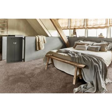 Ковровая плитка бытовая разрезной ворс Bonkeel (Бонкил) Priscus Коричневый 40 660540, 2,8х7,5 м