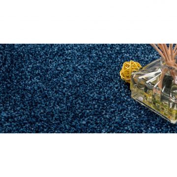 Ковролин разрезной велюр Зартекс (Zartex) Порто Россо 254 Синий 3,5 м