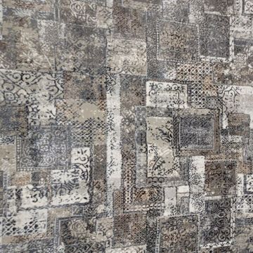 Ковролин тканный Urggazcarpet Dream 10970 grey/beige, 2,5 м