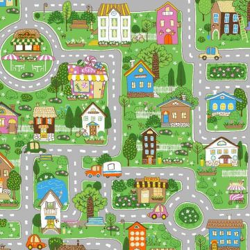 Ковролин тафтинговый Нева Тафт (Neva Taft) Дороги (93-13) , 4 м