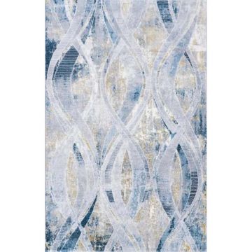 Ковер Heat-Set Safyun (Сафуин) Alissa AS 739 grey/blue, 1,5х2,3 м