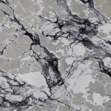 Ковролин хит-сет Mers (Мерс) Victoria Lux (04659A 27-Z8ZB WHITE/GREY) , 1 м