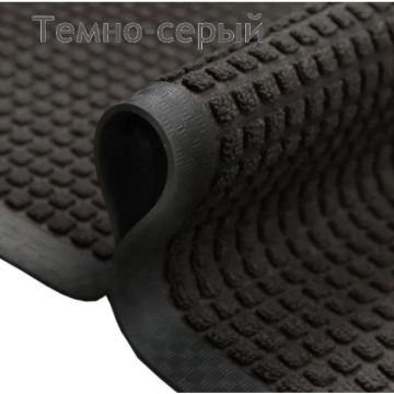Ковер Импортэкс (Importex) Коврик влаговпитывающий Heavy темно-серый 1,2х1,8 м