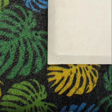 Ковер Soft Touch влаговпитывающий Vortex (Вортекс) Velur Папоротник 24252, 0,4х0,6 м