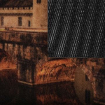 Ковер Soft Touch влаговпитывающий Vortex (Вортекс) Samba Мой дом-моя крепость 220, 0,6х0,9 м