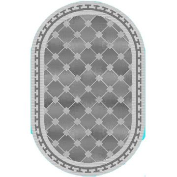 Ковер BCF овал Люберецкие ковры (Luberetskie Kovri) Эко 77022/37, 0,8х1,5 м