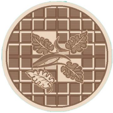 Ковер BCF круг Люберецкие ковры Эко 7915/23, 1,2х1,2 м Ковер BCF круг Люберецкие ковры Эко 7915/23, 1,2х1,2 м