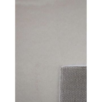 Ковер Art Home (Арт Хом) Роджер искуственный мех белый (white) 0,6х0,9 м Шкура