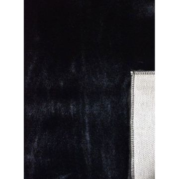 Ковер Art Home (Арт Хом) Роджер искуственный мех чёрный (black) 0,8х1,5 м