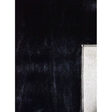 Ковер Art Home (Арт Хом) Роджер искуственный мех чёрный (black) 0,6х0,9 м Шкура