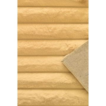 Ковер Art Home (Арт Хом) Лиссабон искуственный мех бежевый (beige) 0,6х1 м