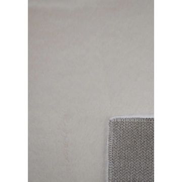 Ковер Art Home (Арт Хом) Роджер искуственный мех белый (white) 0,8х1,5 м