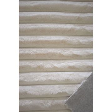 Ковер Art Home (Арт Хом) Лиссабон искуственный мех белый (white) 1,5х2 м