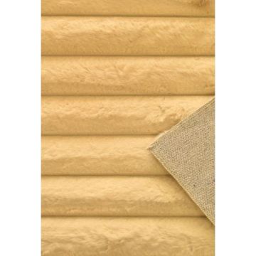 Ковер Art Home (Арт Хом) Лиссабон искуственный мех бежевый (beige) 1,2х1,8 м