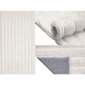 Ковер Art Home (Арт Хом) Лиссабон искуственный мех белый (white) 1,2х1,8 м