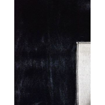 Ковер Art Home (Арт Хом) Роджер искуственный мех чёрный (black) 1,5х2 м