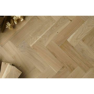 Штучный массивный паркет Damy Floor (Дэми Флор) Натуральный дуб Селект-радиал 400х50х15 мм